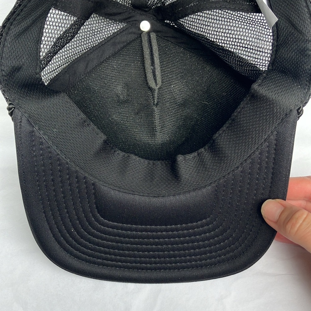 Dutch Bros Blue Trucker Hat black coffee work mesh‎ vintage new - Picture 6 of 6